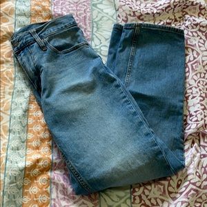 Men’s light wash straight old navy jeans • 28x30
